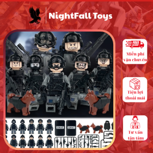 Lắp Ghép Lính Swat, Lính Thủy Đánh Bộ, Lính Đặc Nhiệm DELTA