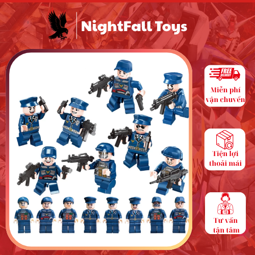 Lắp Ghép Lính Swat, Lính Thủy Đánh Bộ, Lính Đặc Nhiệm DELTA - Ảnh 2