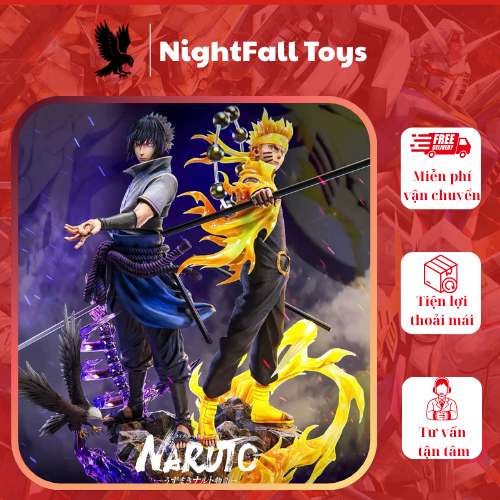 Mô hình Naruto Ánh Sáng đại chiến Sasuke Bóng Tối - siêu to cực nét